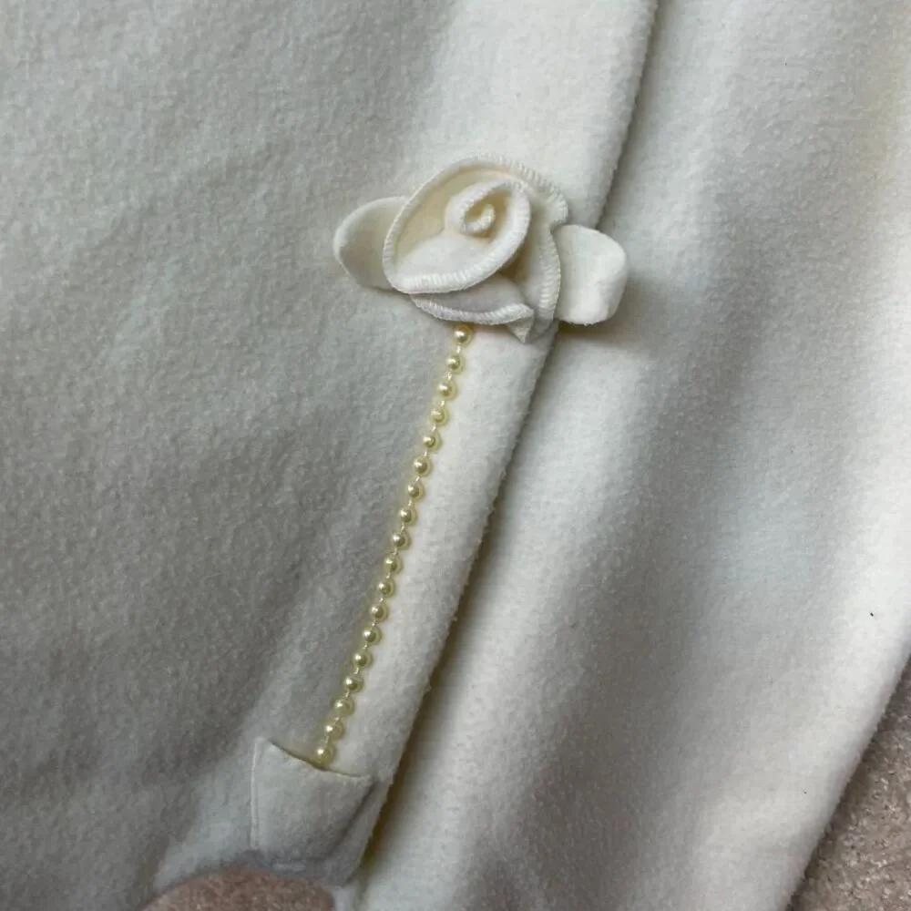 Vintage Ali Mac One Piece Baby Fleece Bunting Suit Girls Size‎ 12 Months 12M